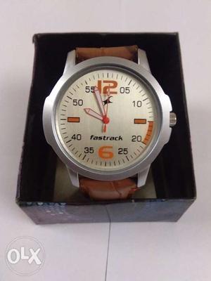 brown Fastrack New watch!.Grab it