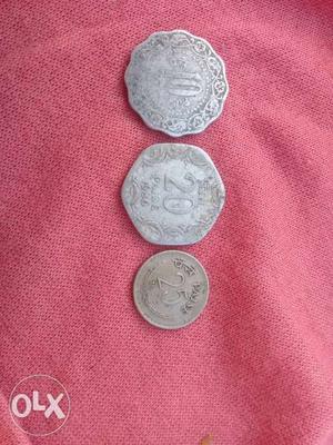 10 paisa, 20 paisa and 25 paisa coin for sale 
