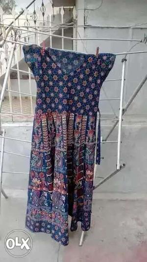 A Brand New Jaipuri Long Skirt in Blue. Good