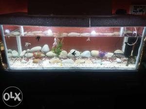 Aquarium for sale 4 feet len 1.5 feet hight...