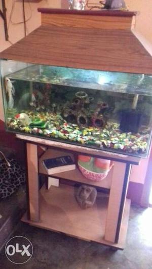 Aquarium with table. for any queries contact