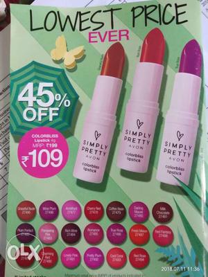 Avon Simpy Pretty Lipstick Brochure