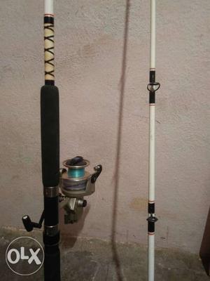 Black And White Fishing Rods
