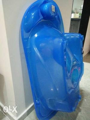 Blue Plastic baby bather