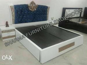 (Box bed only - ) Sharma Furniture showroom...EMI