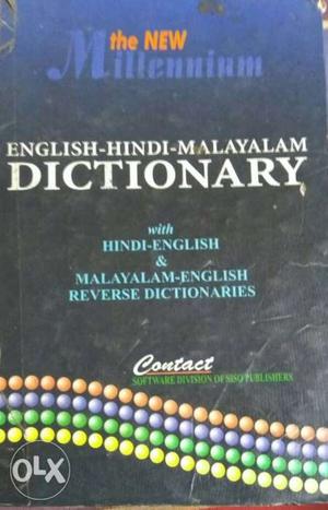 DICTIONARY English - Hindi - Malayalam