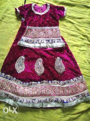 Ege 10 years new dress ghagra chole.