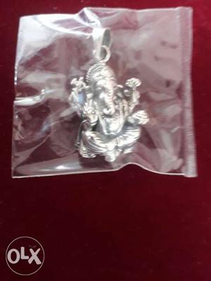 Ganesh pedant pure silver Jay Ranchhod Jwellers