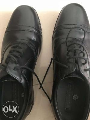Marks and Spencer’s Black Leather Shoes