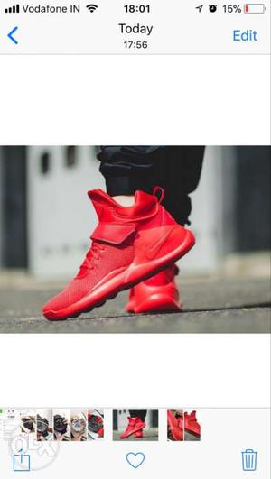 Nike Kwazi Full Red Edition Brand new and Unused