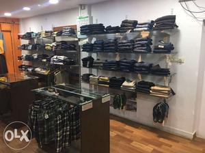Recently opened men's garments store with all new