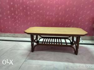 Rectangular center table for sale. Solid wood.