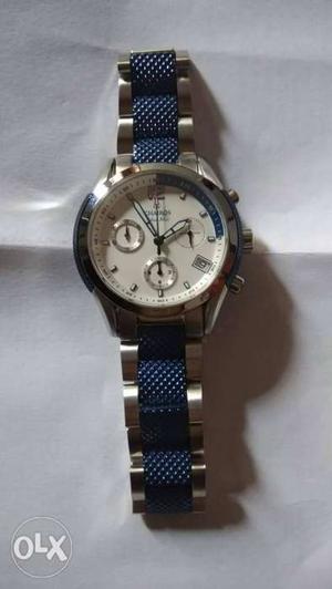 Swiss navy blue color watch