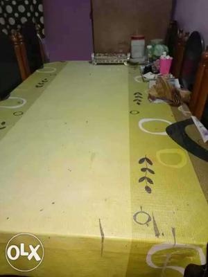 Yellow And Green Table Cloth