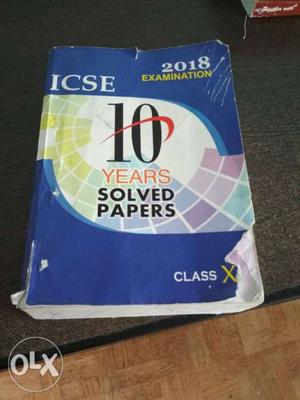 10 YEars Solved Papers Book