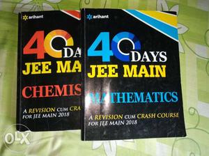 40 Days Maths And Chemistry Arihant