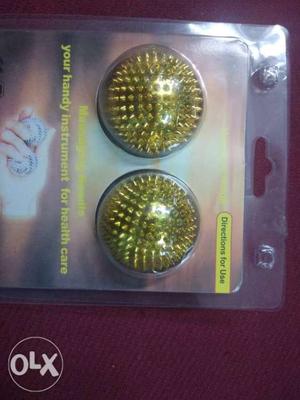 *Acupressure Hand Metal Ball with Magnets
