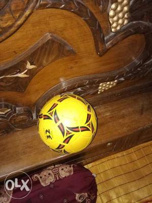 Beige And Brown Soccer Ball