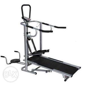 Black And Grey 3 in 1 Treadmill