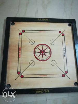 Black And Red carrom board