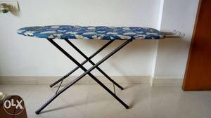 Blue And White Ironing Board