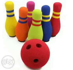 Bowling set for kids play and grow up