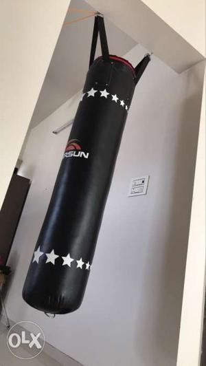 Boxing bag / Punching bag with gloves and all material.
