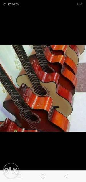 Brown Single Cutaway Acoustic Guitars Screenshot