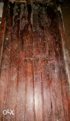 Brown Wooden double door