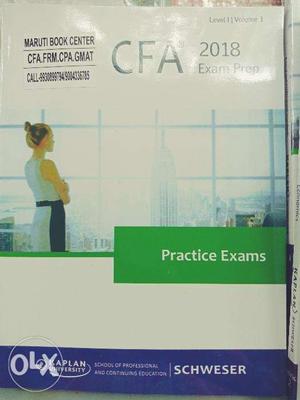 CFA CPA CAIA ERP FRM CIA 1.2.&3 book's 