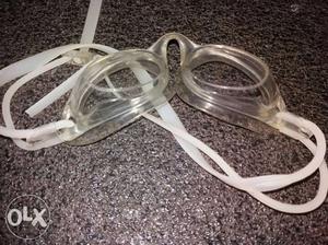 Clear Plastic Swimming Goggles
