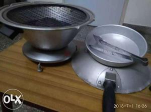 Gas tandoori cooking grill