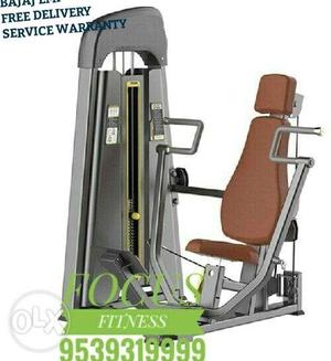 Gray And Brown Gym Equipment 