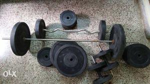 Gym Set, With 100KG weight and Bench