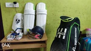 Hardly used cricket gear.Sg products except for