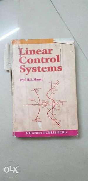 Linear control systems by B.S..Manke