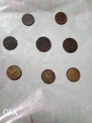 Old coin 8pices.