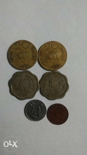 Old coins of indian currency