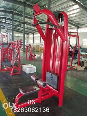 Red And Brown gym Exercise Equipment
