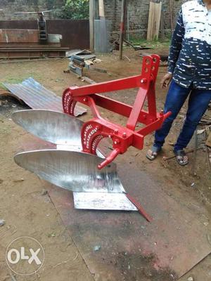 S S plough in heavy material