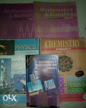 STD 11 text books in good condition