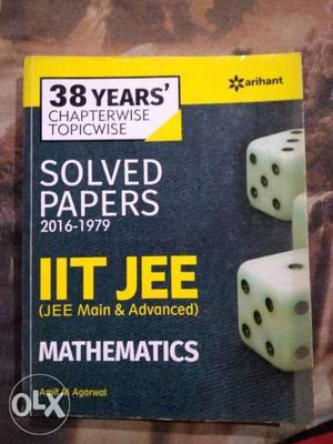 Solved Papers  IIT JEE Mathematics Book