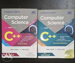 Textbook for CBSE 12th computer science c++ and database SQL