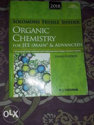 Wiley's Solomons,Fryhle Organic Chemistry for jee main &