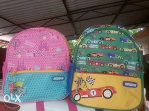 2 American tourister school bag with 1 year