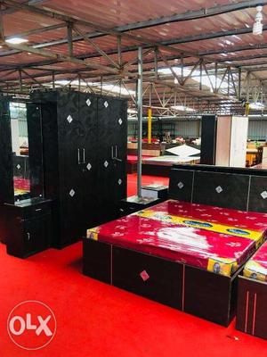 20 + Bedroom set available at factory Price. ON EMI.