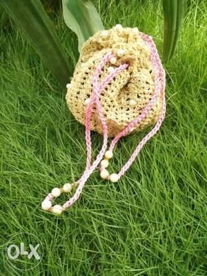 Beautiful crochet potli
