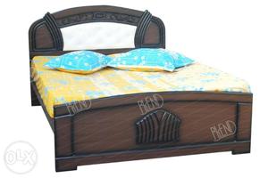 Brand new designer cushion headboard teak wood cot
