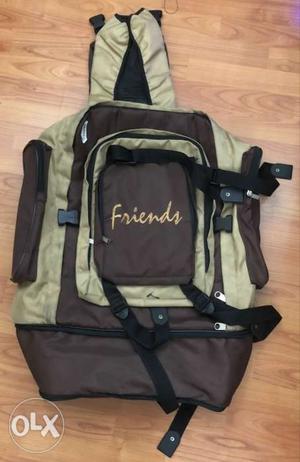 Brown Friends Backpack