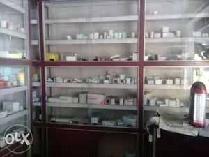 Medical shop cuboard